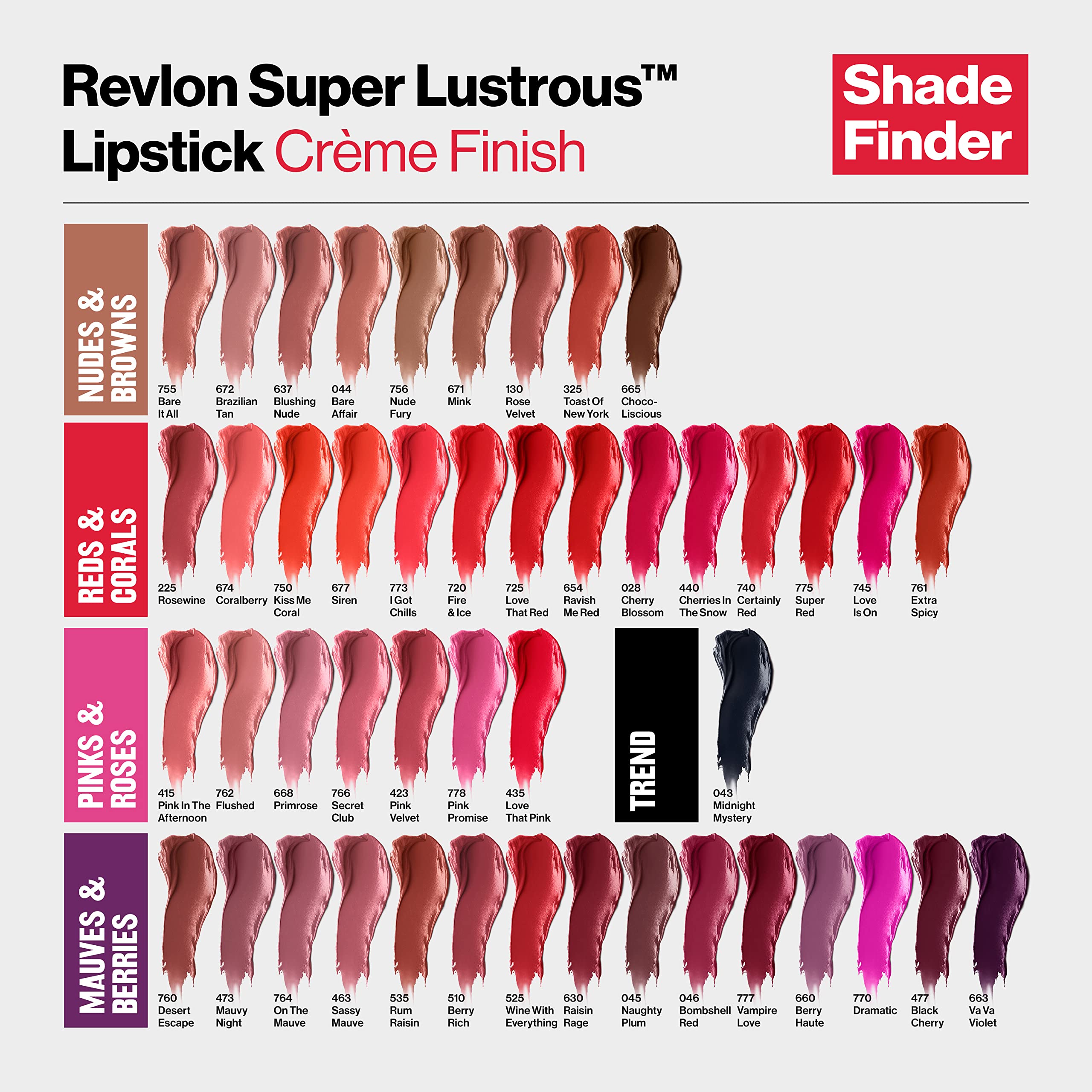 Foto 4 pulgar | Lápiz Labial Revlon Super Lustrous Creamy Fearless, 4,4 Ml - Venta Internacional.