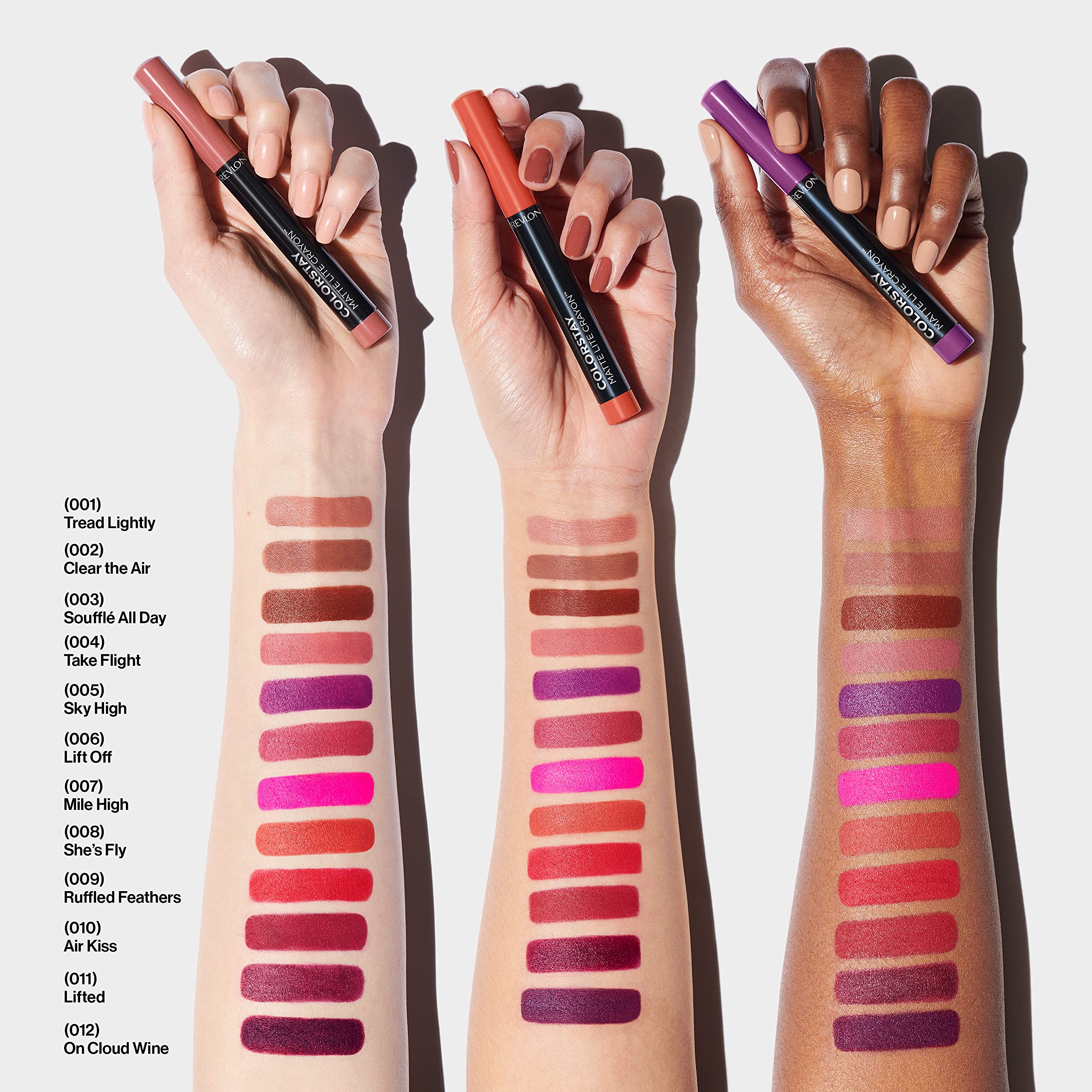 Foto 7 | Lápiz Labial Revlon Colorstay Matte Lite Crayon 009 Ruffled Feathers - Venta Internacional