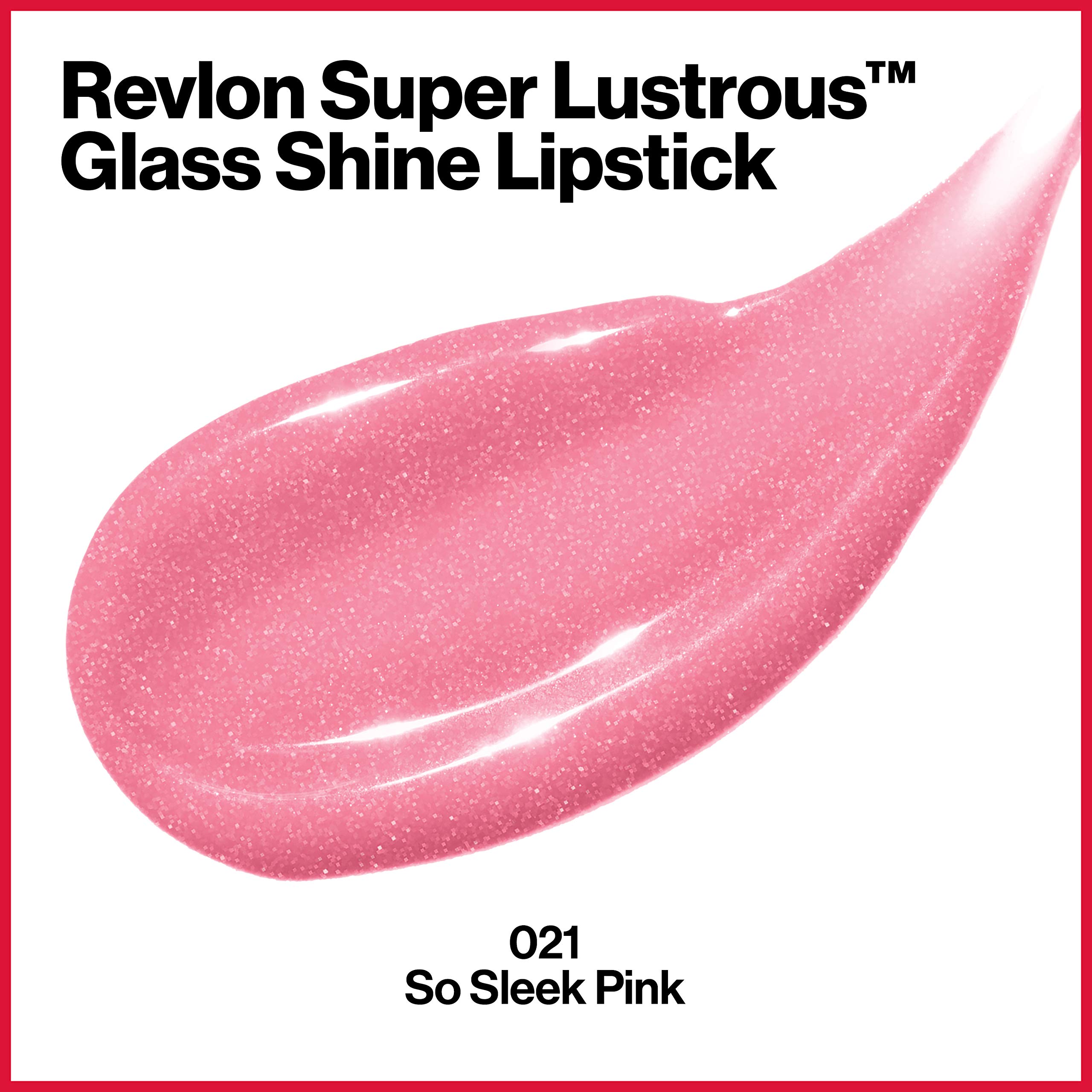 Foto 4 pulgar | Lápiz Labial Revlon Super Lustrous Glass Shine So Sleek Pink 021 - Venta Internacional