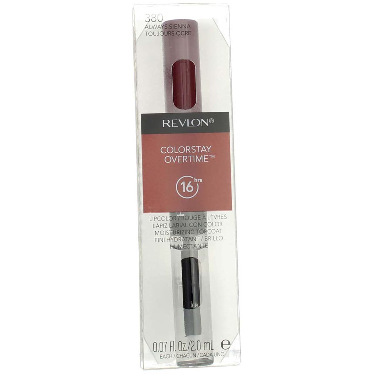 Foto 2 | Lápiz Labial Revlon Colorstay Overtime Always Sienna 16h Paquete De 2 - Venta Internacional