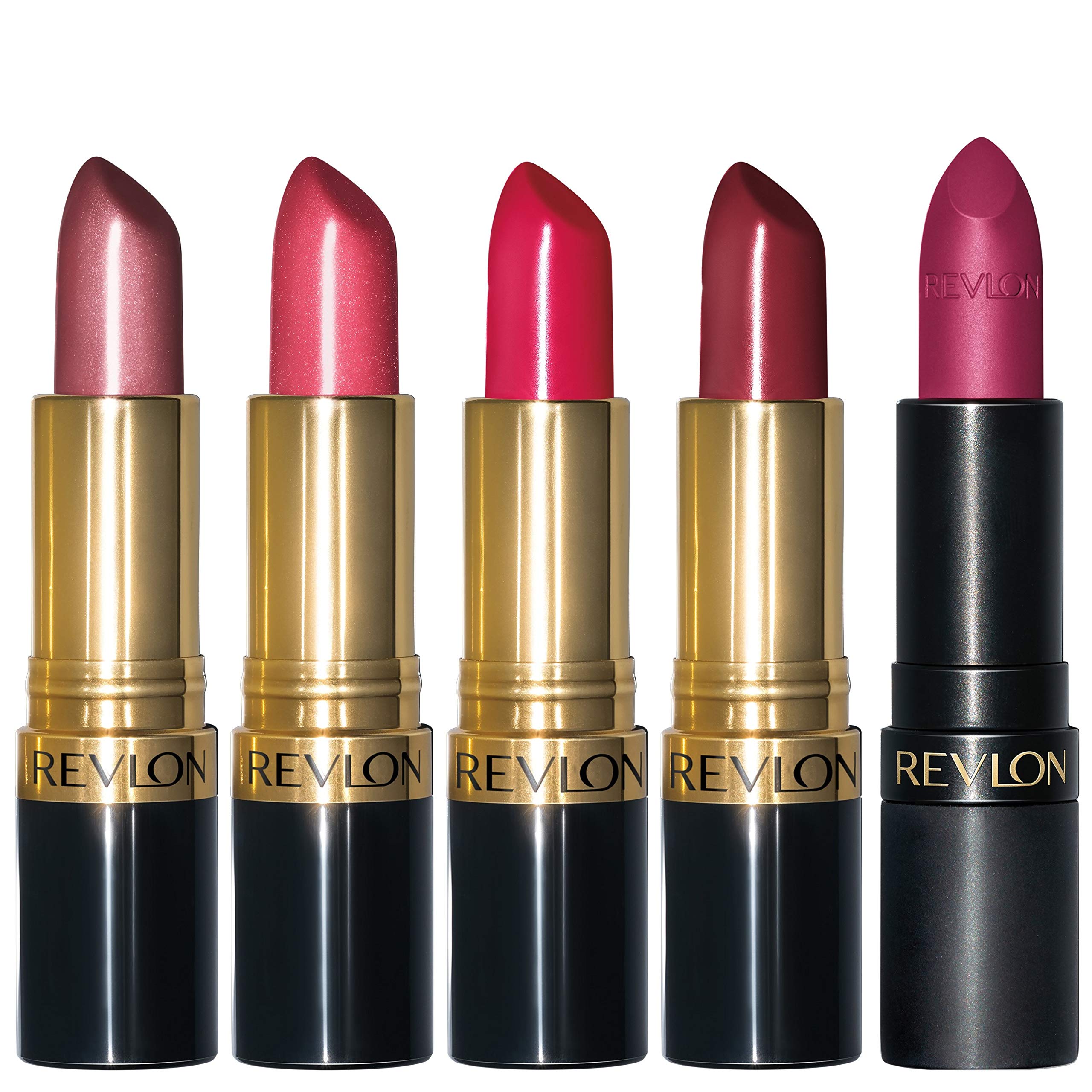 Set de 5 Pintalabios Revlon Super Lustrous - Venta Internacional