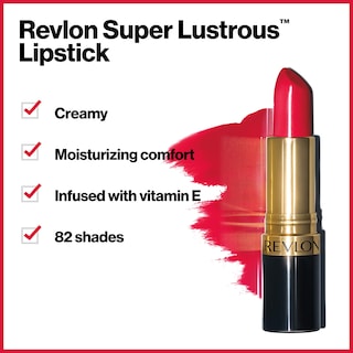 Foto 5 | Lápiz Labial Revlon Super Lustrous High Impact Red 730 4,2 ml - Venta Internacional