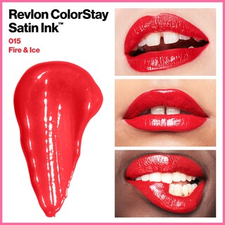 Foto 5 | Lápiz Labial Líquido Revlon Colorstay Satin Ink 015 Fire & Ice - Venta Internacional