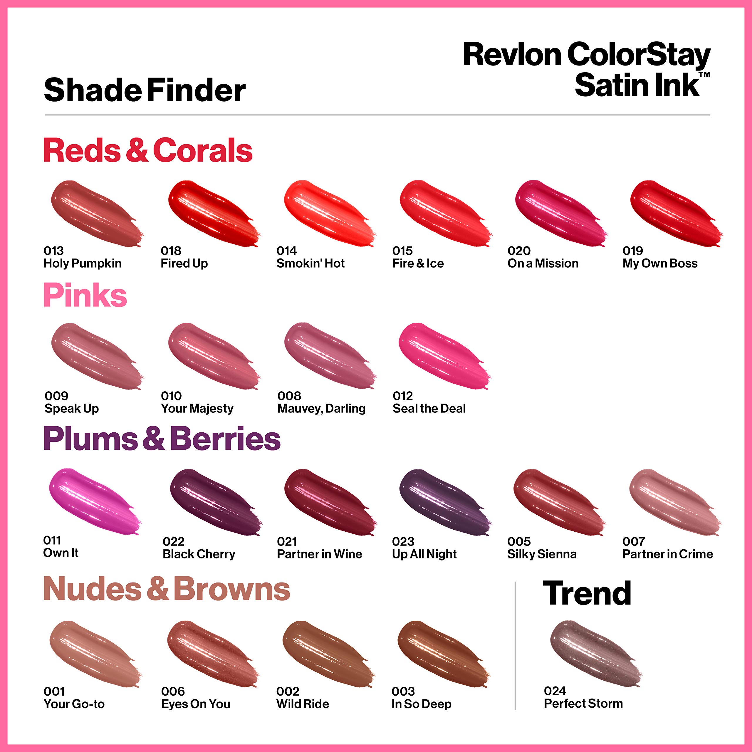 Foto 7 | Lápiz Labial Líquido Revlon Colorstay Satin Ink 015 Fire & Ice - Venta Internacional