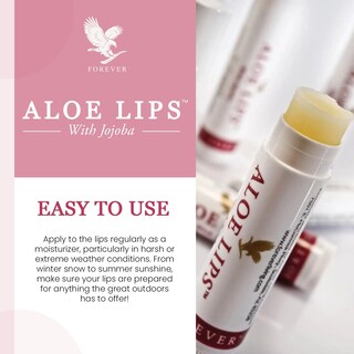 Foto 2 | Bálsamo Labial Aloe Lips Forever Living con Jojoba 3 Piezas