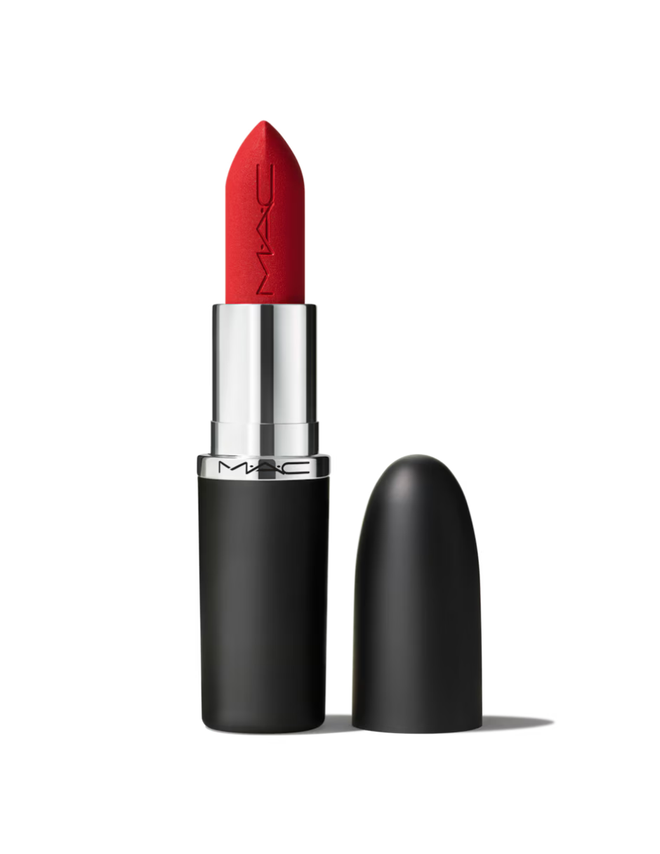 Labial Mac Matte Lipstick Red Rock