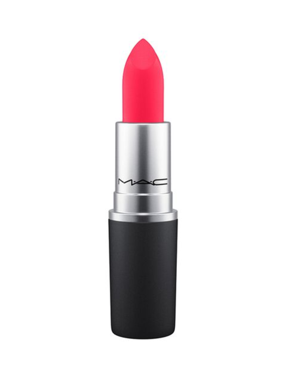 Foto 2 pulgar | Labial Mac Powder Kiss Lipstick Fall In Love-fuchsia