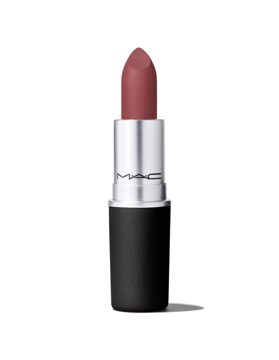 Foto 2 pulgar | Labial Mac Powder Kiss Lipstick Kinda Soar-ta