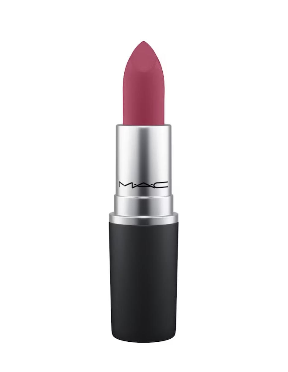 Labial Mac Powder Kiss Lipstick Burning Love