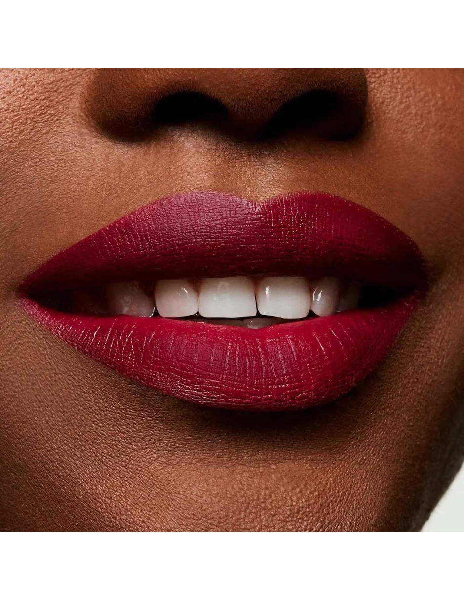 Foto 4 pulgar | Labial Mac Powder Kiss Lipstick Burning Love