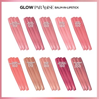 Foto 4 | Lápiz Labial L'oreal Paris Glow Paradise Hydrating con Granada - Venta Internacional