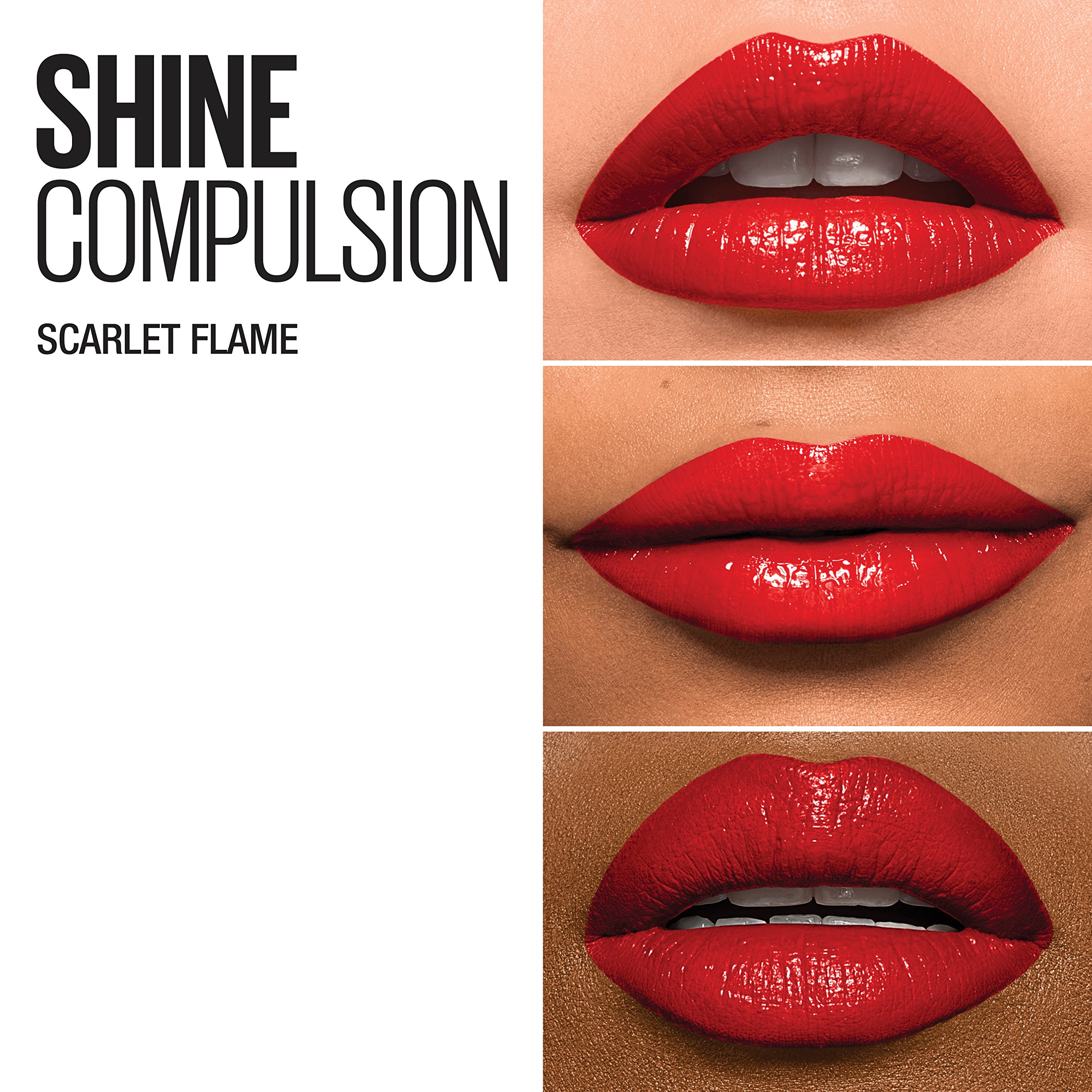 Foto 8 pulgar | Lápiz Labial Maybelline Color Sensational Shine Scarlet Flame - Venta Internacional