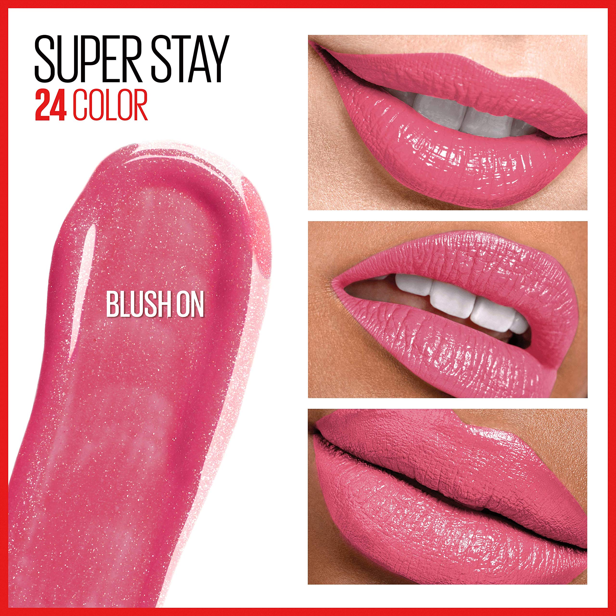 Foto 4 pulgar | Lápiz Labial Líquido Makeup Maybelline Super Stay 24 Colorete Sobre Rosa - Venta Internacional