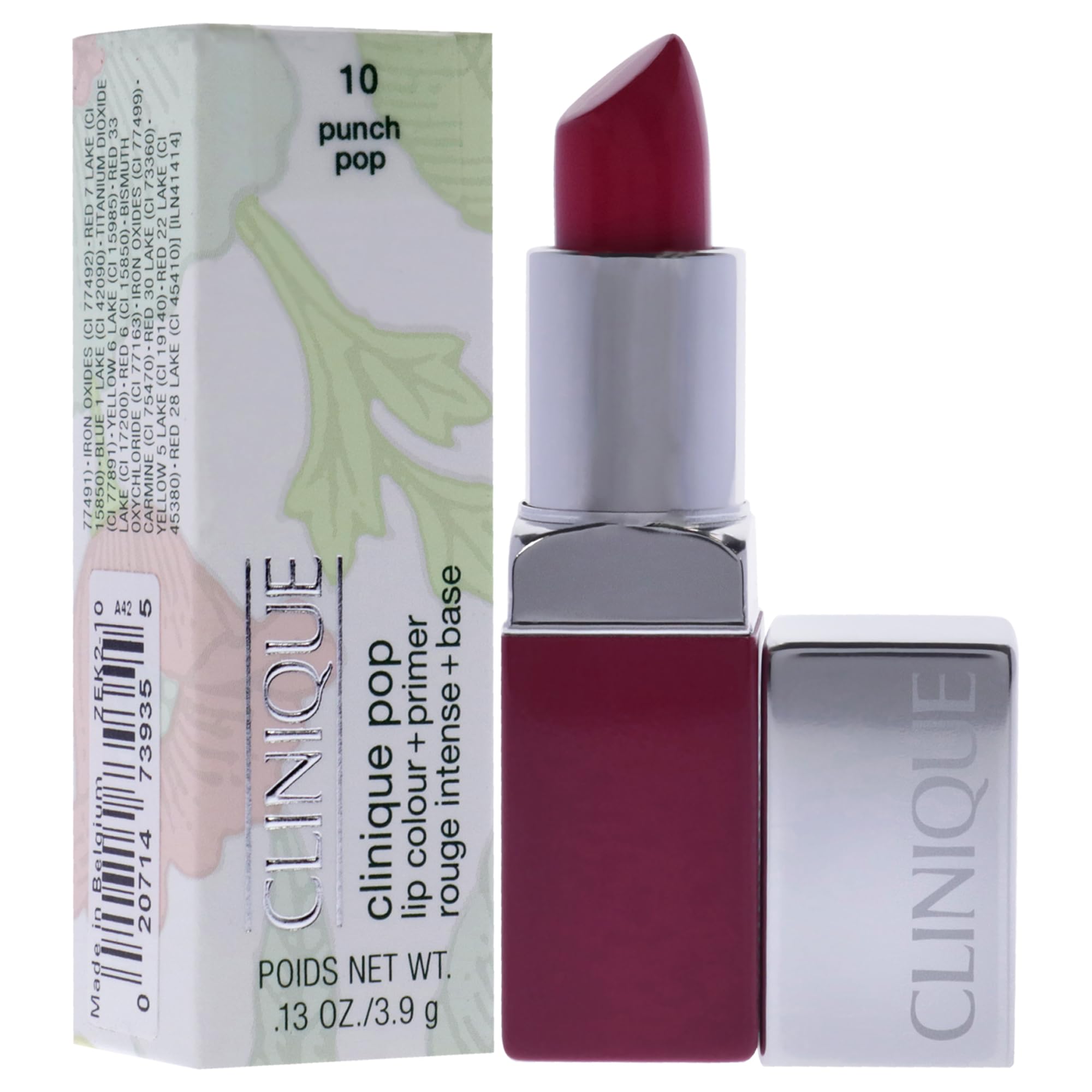 Foto 4 pulgar | Lápiz Labial Clinique Pop Lip Color + Primer No. 10 Punch 3,8 Ml - Venta Internacional
