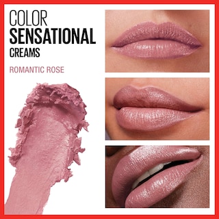 Foto 3 | Lápiz Labial Maybelline color Sensational Romantic Rose Pink - Venta Internacional