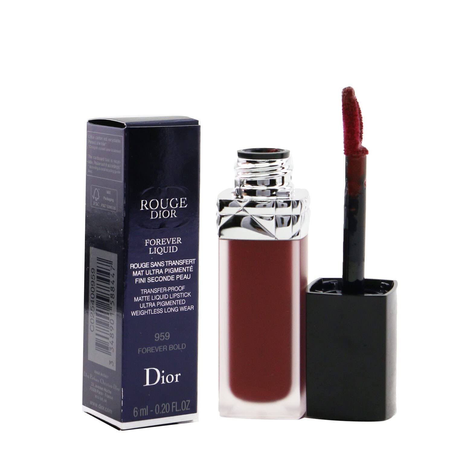 Foto 3 pulgar | Lápiz Labial Líquido Dior Rouge Transfer Proof 959 Forever Bold - Venta Internacional