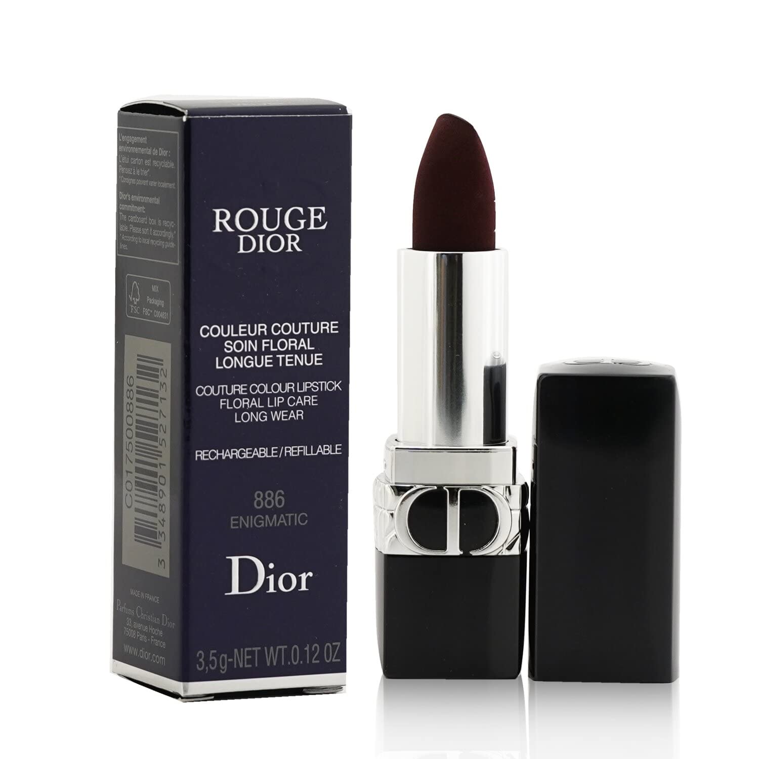 Foto 3 pulgar | Labial Dior Rouge Enigmatic Brown Velvet - Venta Internacional