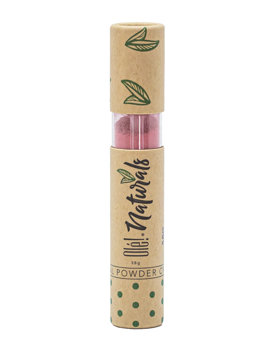 Labial En Polvo Cremoso Olé! Naturals Rojo