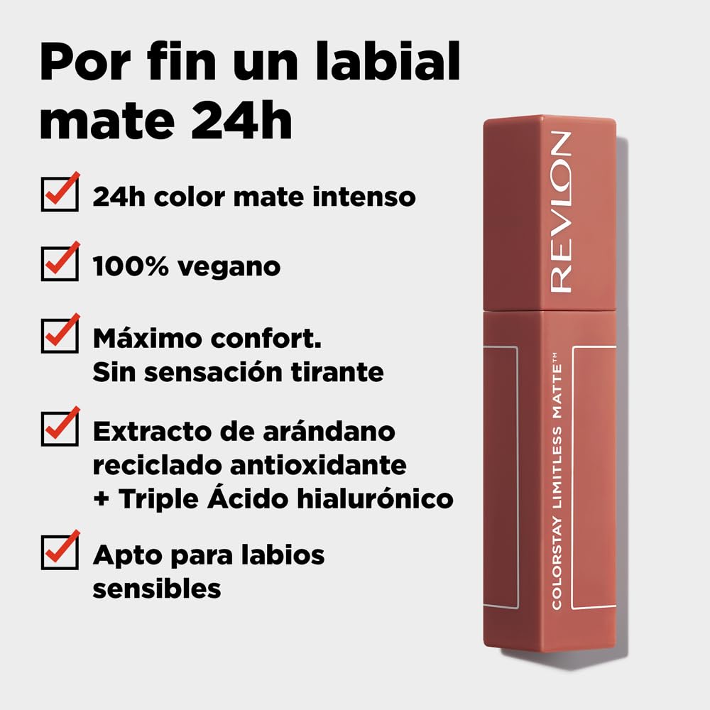 Foto 3 pulgar | Lápiz Labial Revlon Colorstay Limitless Matte 006 Manifest 5 Ml - Venta Internacional
