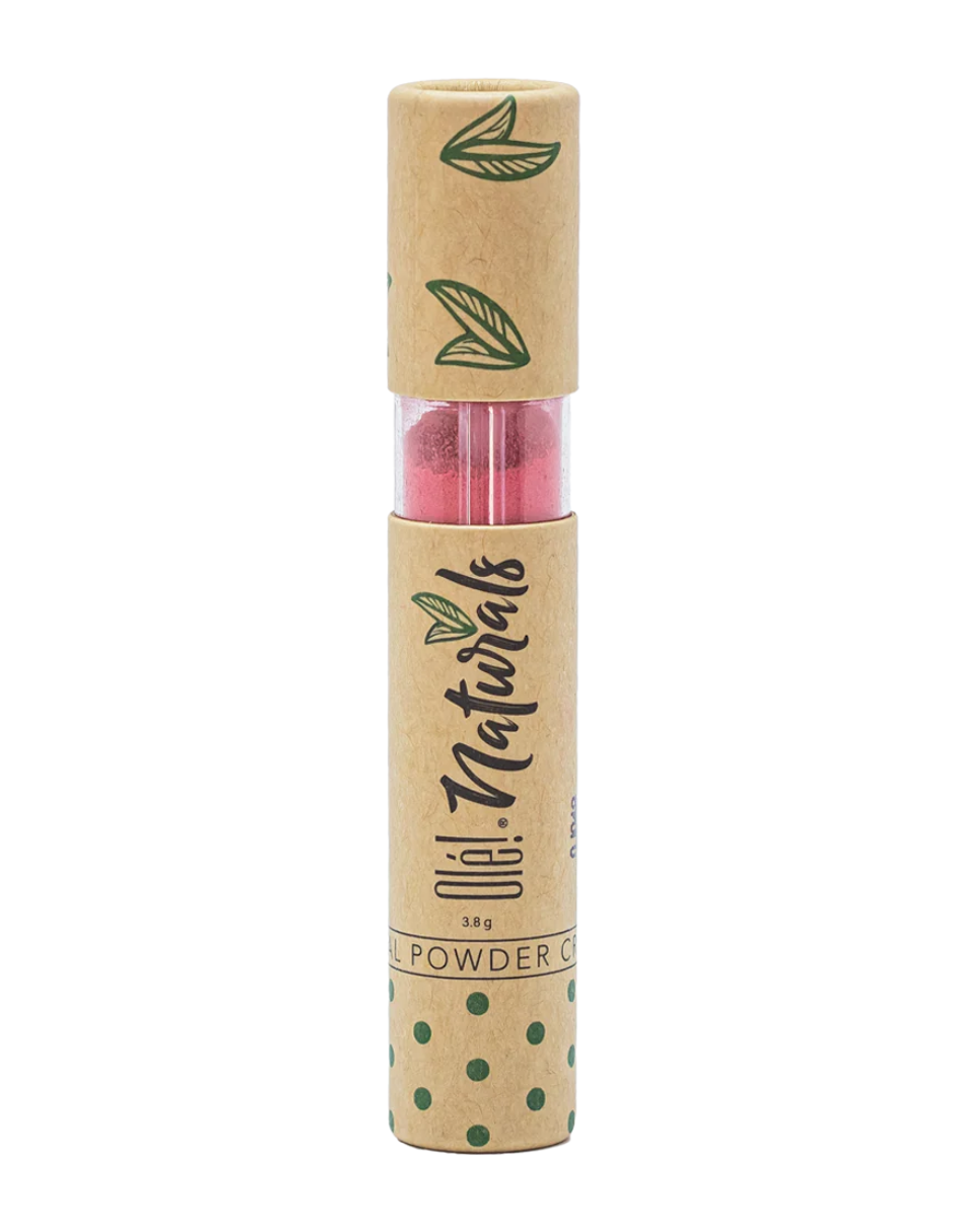 Labial En Polvo Cremoso Olé! Naturals Rosa