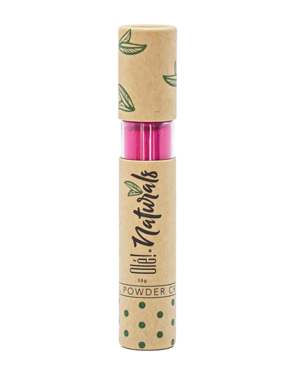 Labial En Polvo Cremoso Olé! Naturals Fucsia