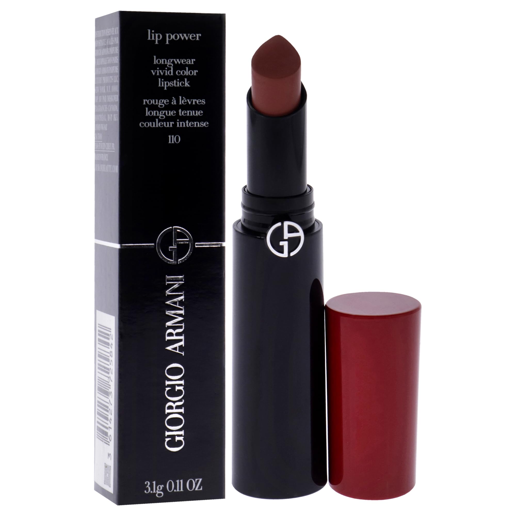 Foto 4 pulgar | Lápiz Labial Giorgio Armani Lip Power Longwear Vivid Color 3 Ml - Venta Internacional.