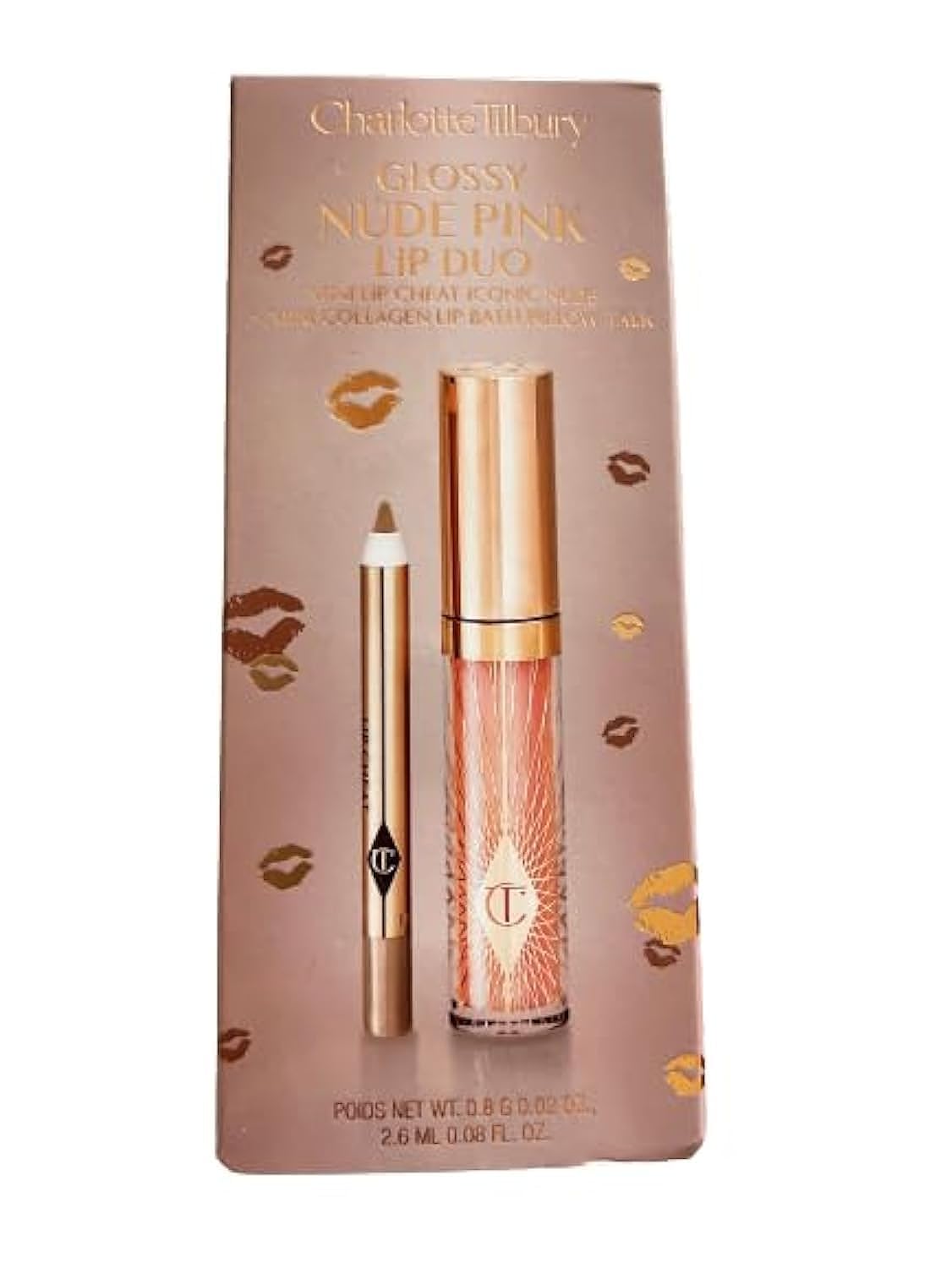 Lip Duo Charlotte Tilbury - Mascarilla Para Labios Y Baño De Labios, Color Rosa Brillante - Venta Internacional.