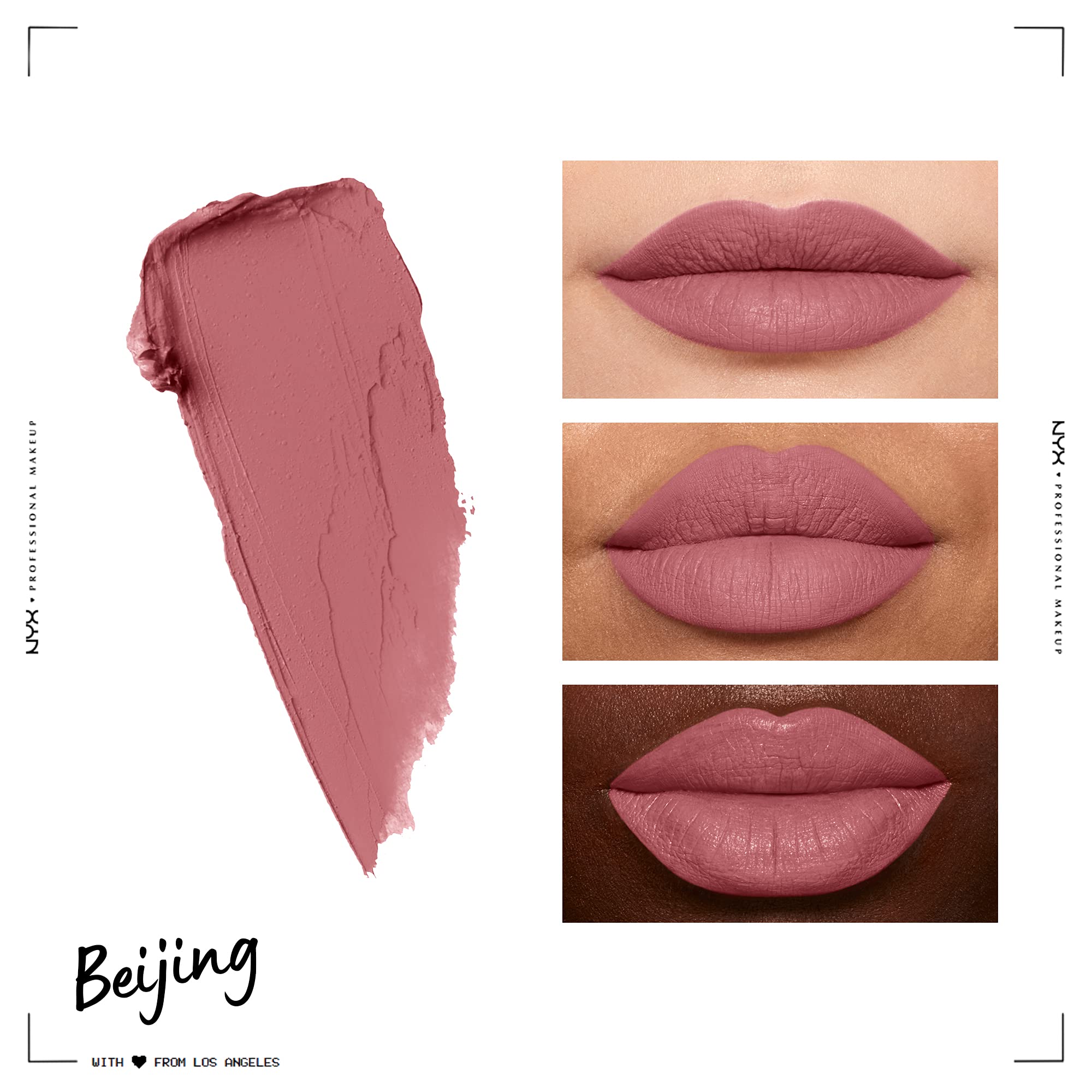 Foto 4 pulgar | Lápiz Labial Nyx Professional Makeup Soft Matte Beijing - Venta Internacional.