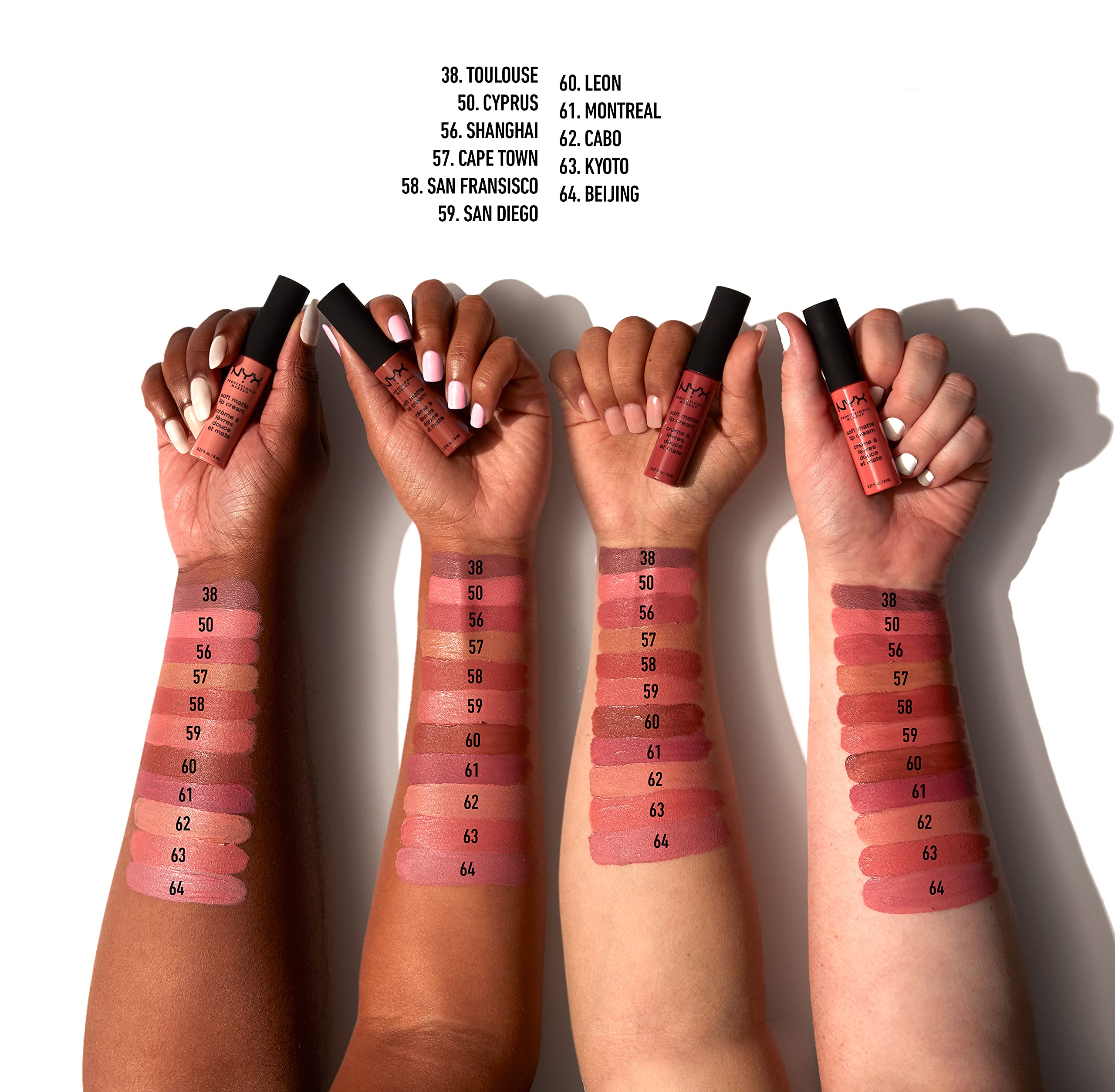 Foto 6 pulgar | Lápiz Labial Nyx Professional Makeup Soft Matte Beijing - Venta Internacional.