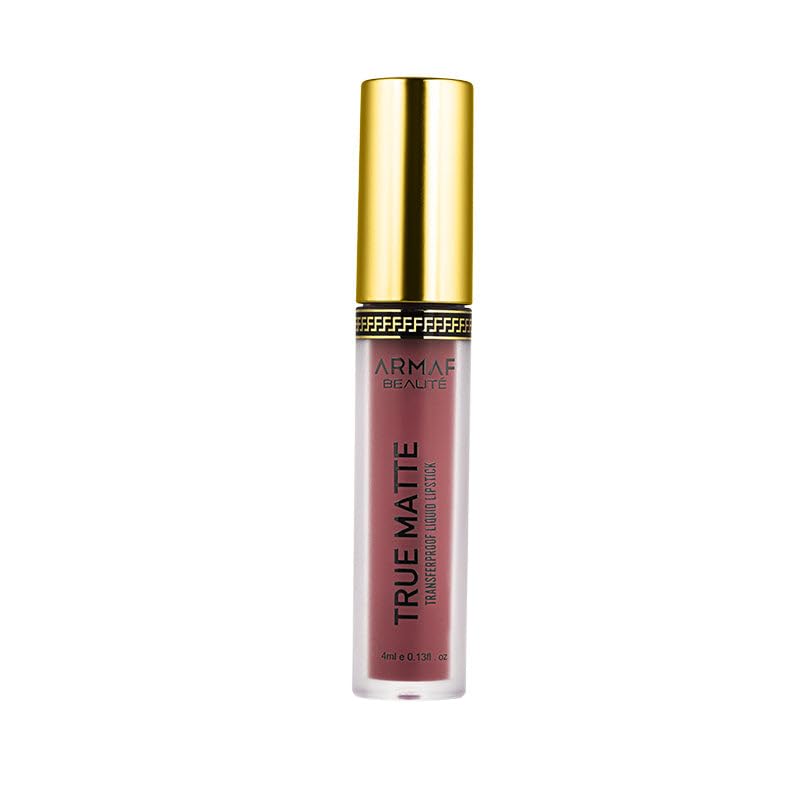 Lápiz Labial Líquido Armaf Beauté True Matte Copper Canyon, 4 Ml - Venta Internacional.