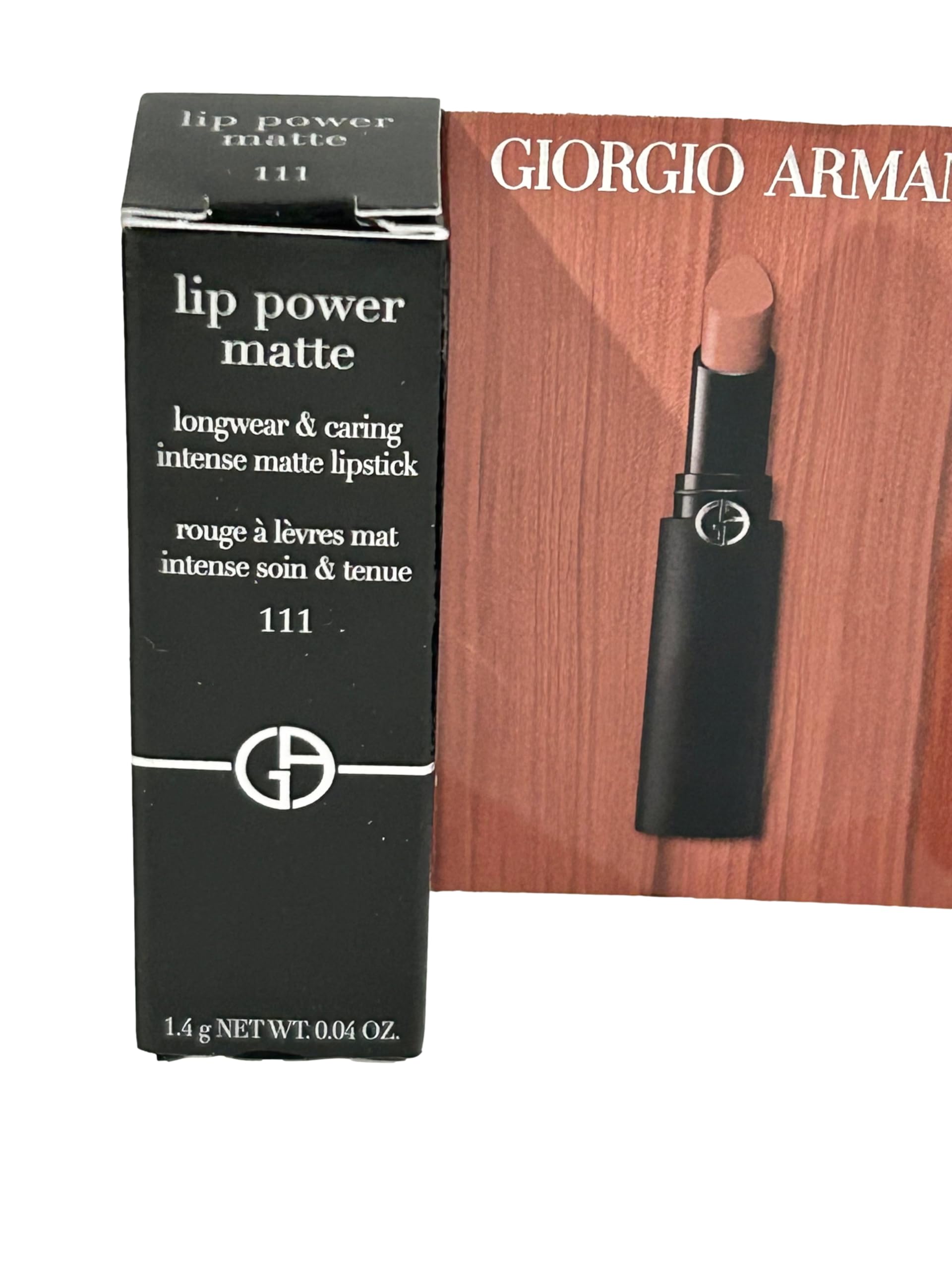 Foto 5 pulgar | Lápiz Labial Giorgio Armani Lip Power Matte Mini #111 Nude 1.4g - Venta Internacional.