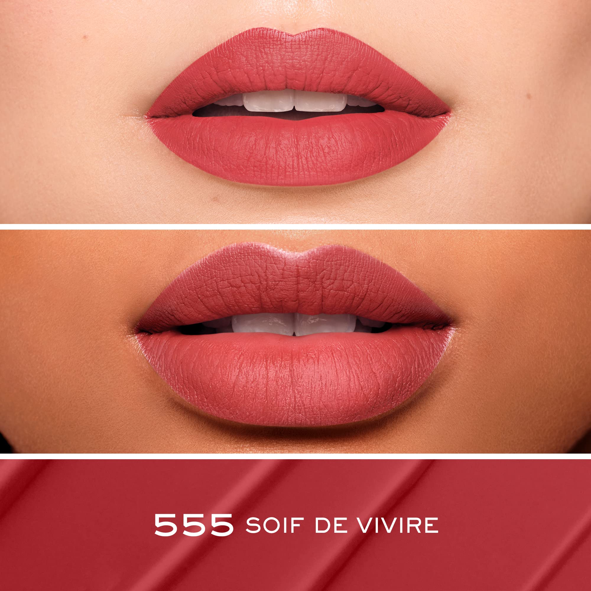 Foto 3 pulgar | Lápiz Labial Líquido Lancôme L'absolu Rouge Drama Ink 555 Soif De Vivre - Venta Internacional.