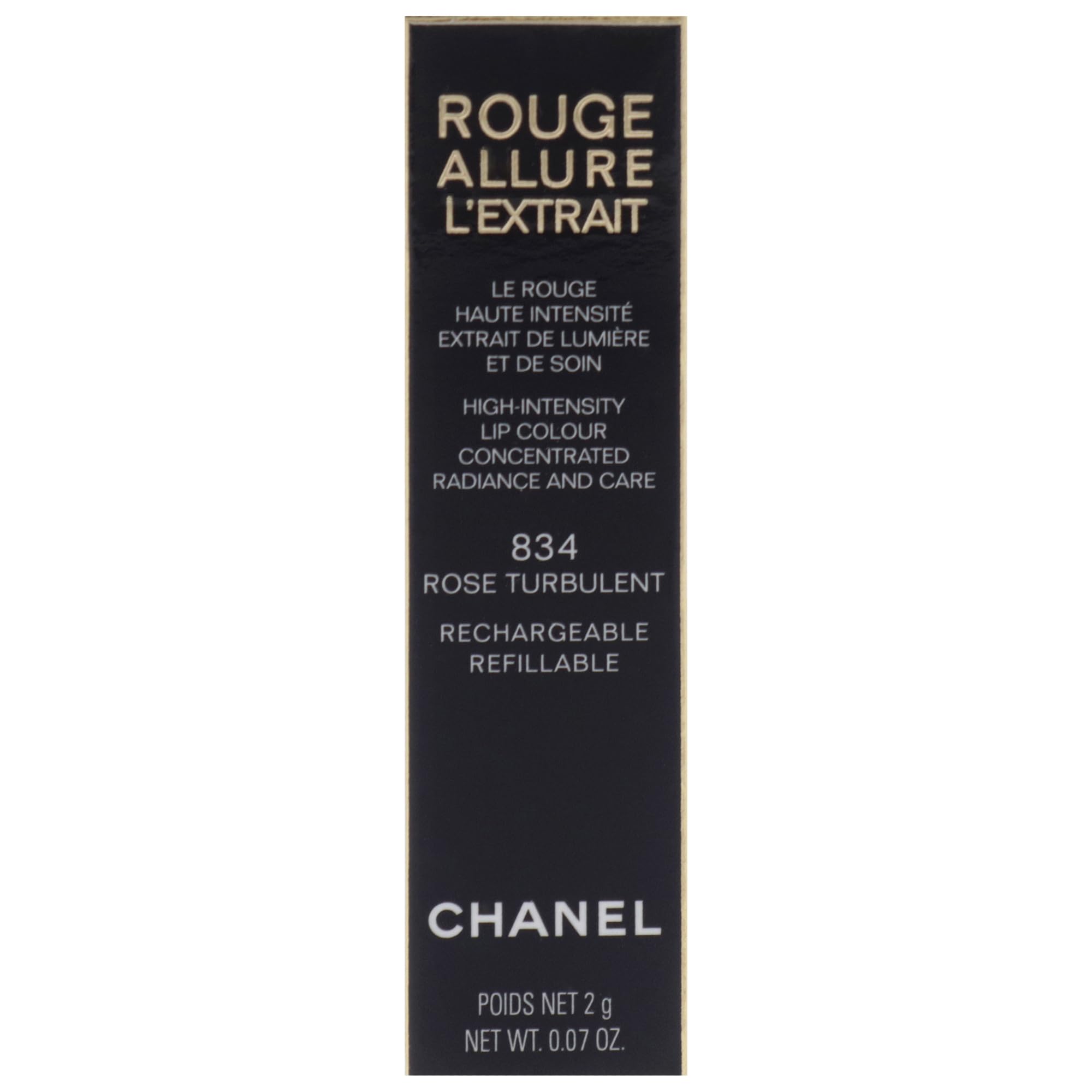 Foto 6 pulgar | Barra De Labios Chanel Rouge Allure Lextrait 834 Rose Turbulente - Venta Internacional.