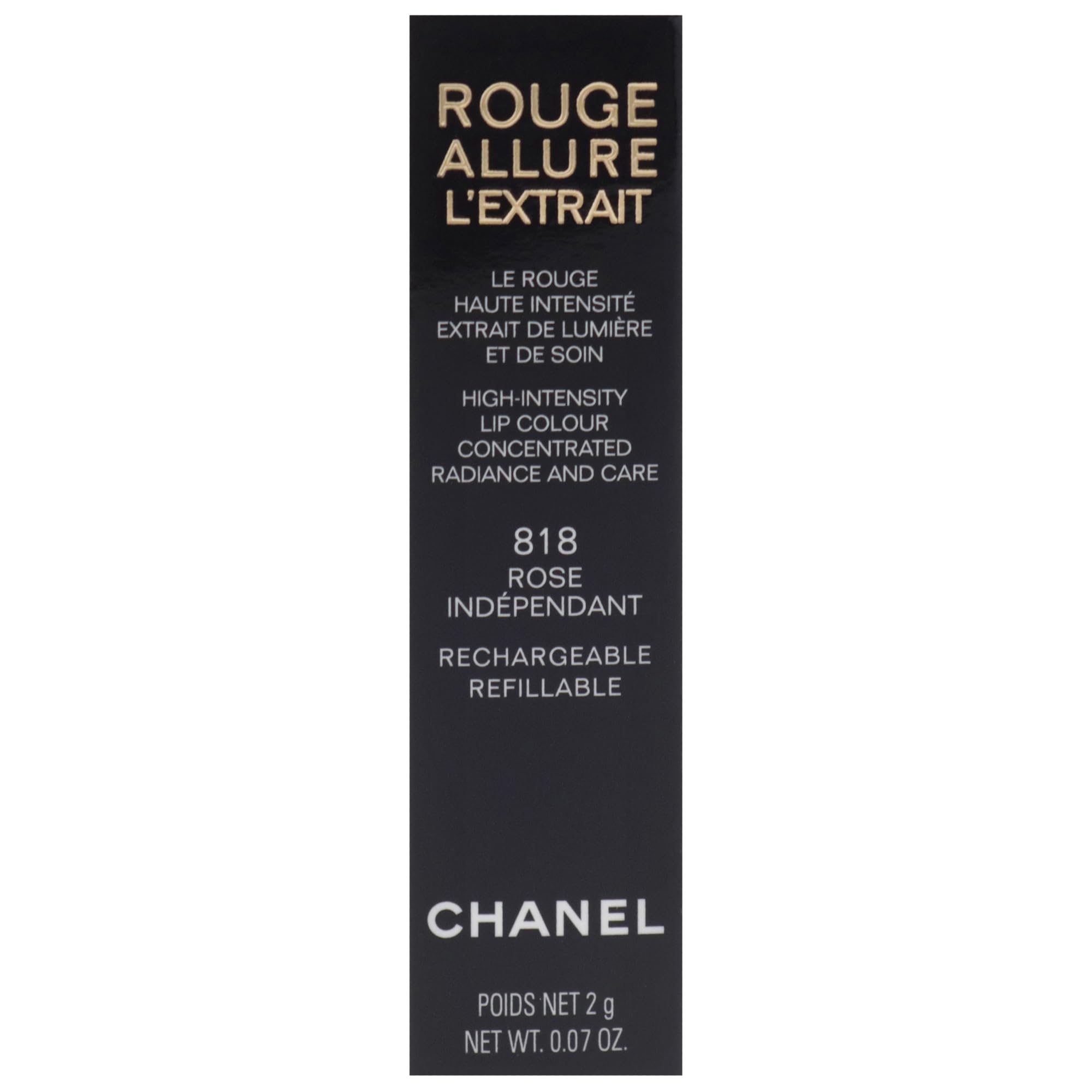 Foto 6 pulgar | Lápiz Labial Chanel Rouge Allure Lextrait 818 Rose Independent - Venta Internacional.