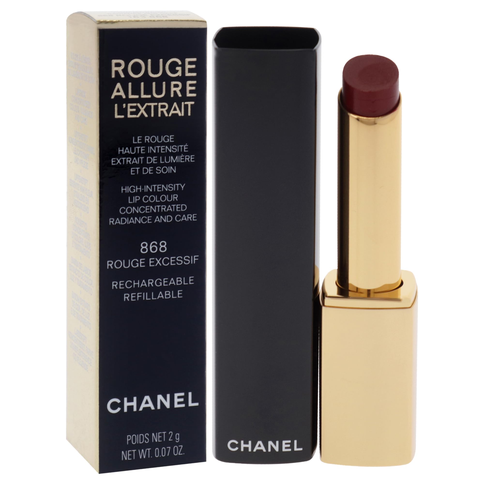 Foto 4 pulgar | Barra De Labios Chanel Rouge Allure Lextrait 868 Rouge Excessif - Venta Internacional.