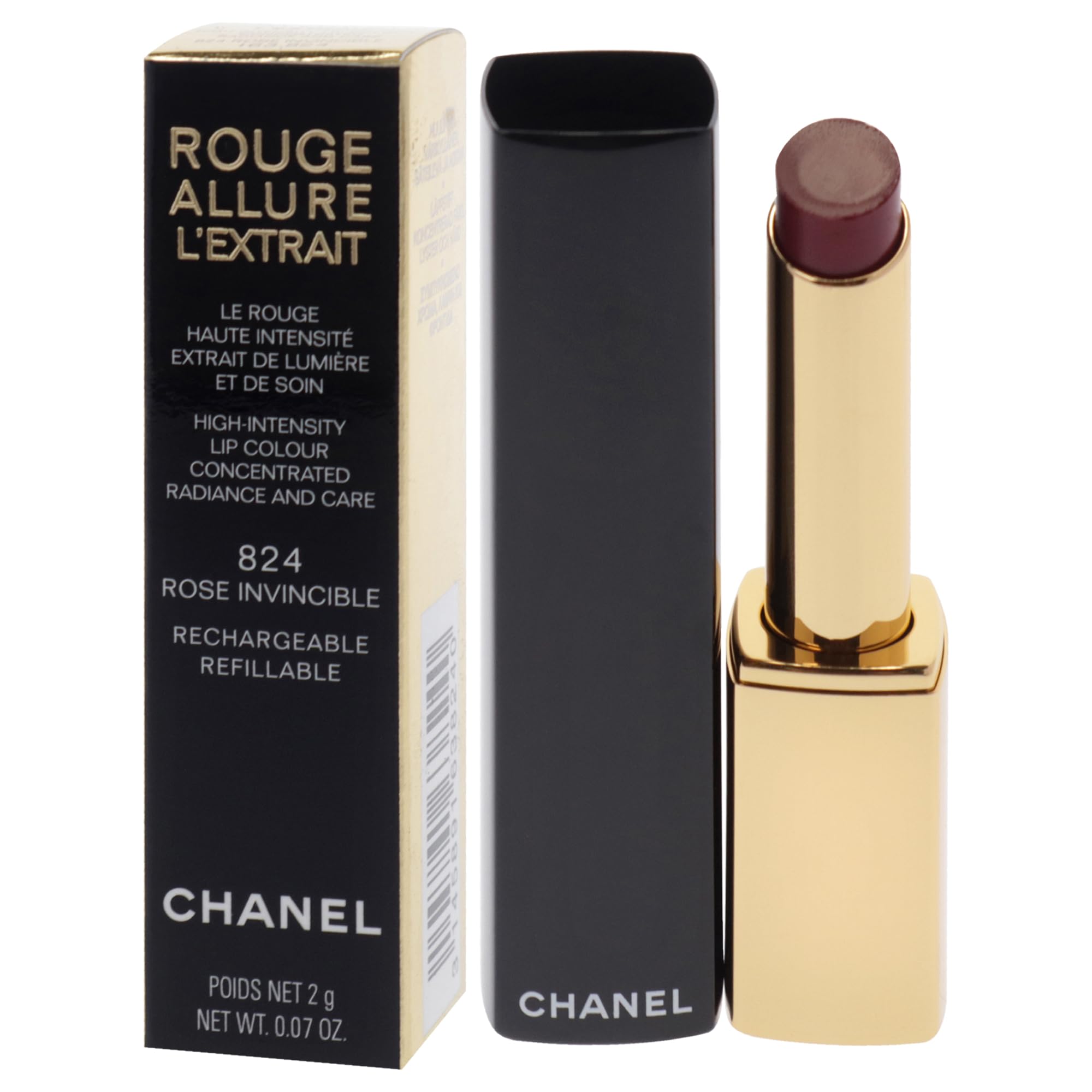 Foto 5 pulgar | Lápiz Labial Chanel Rouge Allure Lextrait 824 Rose Invincible - Venta Internacional.