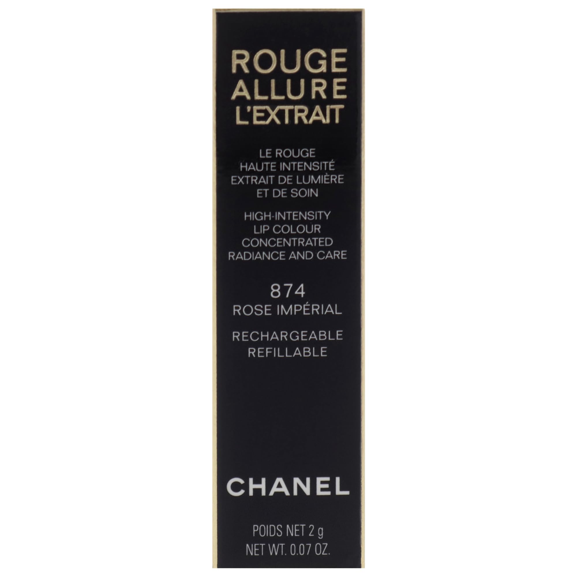 Foto 6 pulgar | Lápiz Labial Chanel Rouge Allure Lextrait 874 Rose Imperial, 2 Ml - Venta Internacional.