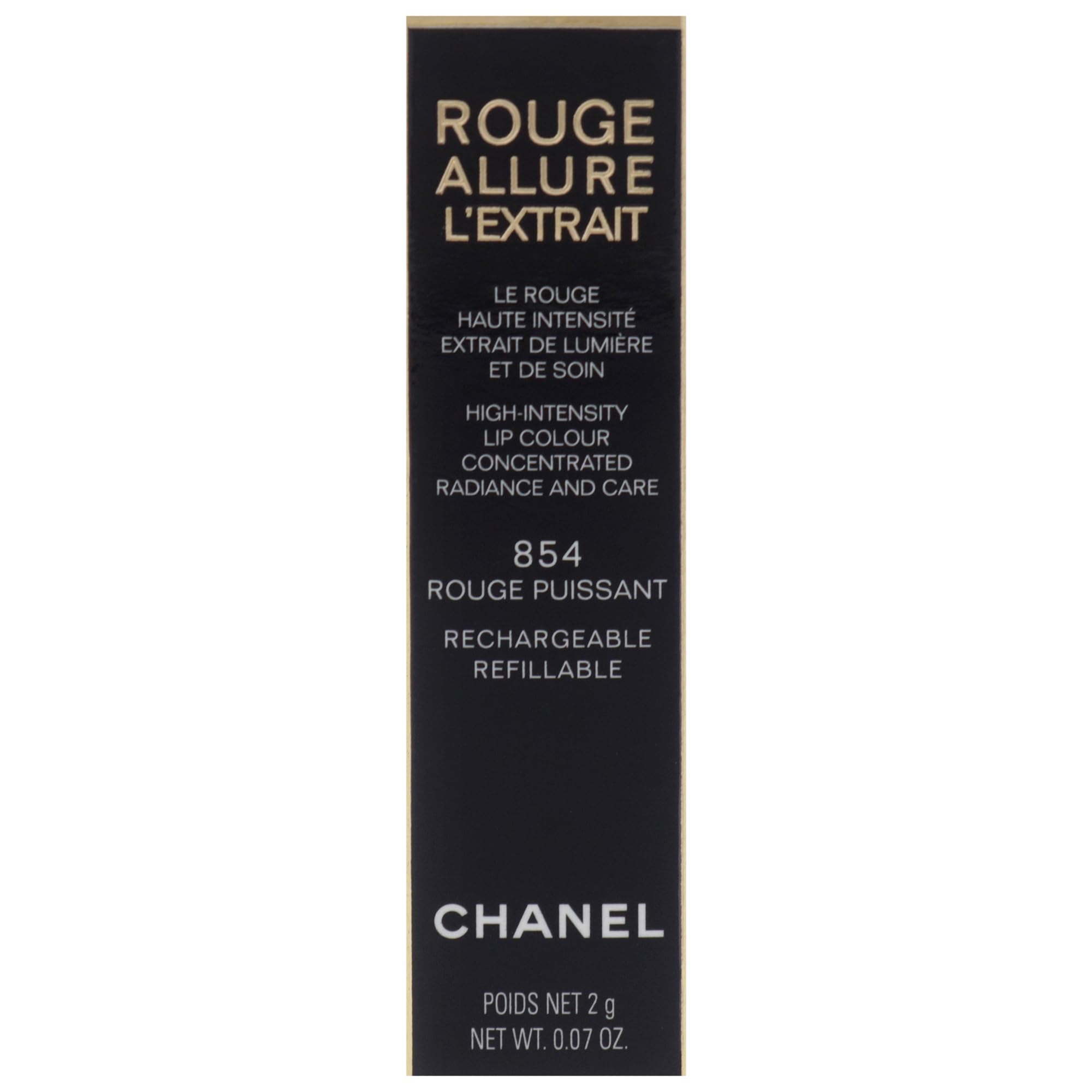 Foto 6 pulgar | Lápiz Labial Chanel Rouge Allure Lextrait 854 Rouge Puissant 2 Ml - Venta Internacional.