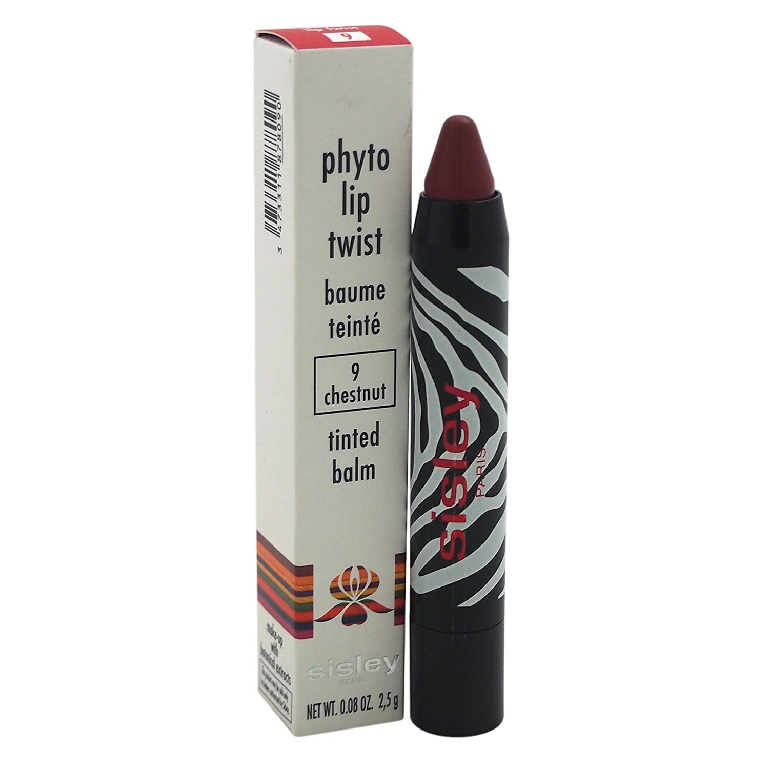 Lápiz Labial Sisley Paris Phyto Lip Twist 9 Chestnut 2,5 Ml Para Mujer - Venta Internacional.