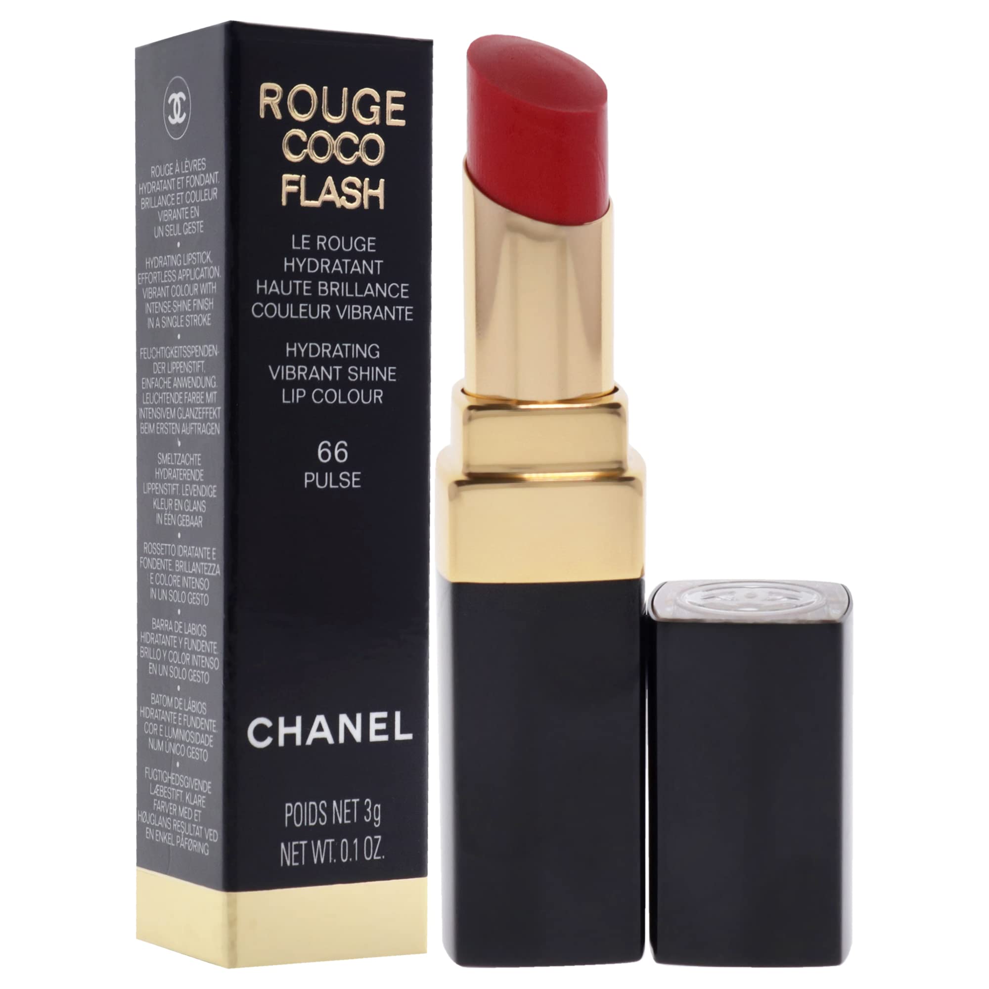 Foto 4 pulgar | Lápiz Labial Chanel Rouge Coco Flash 66 Pulse Para Mujer, 3 Ml - Venta Internacional.