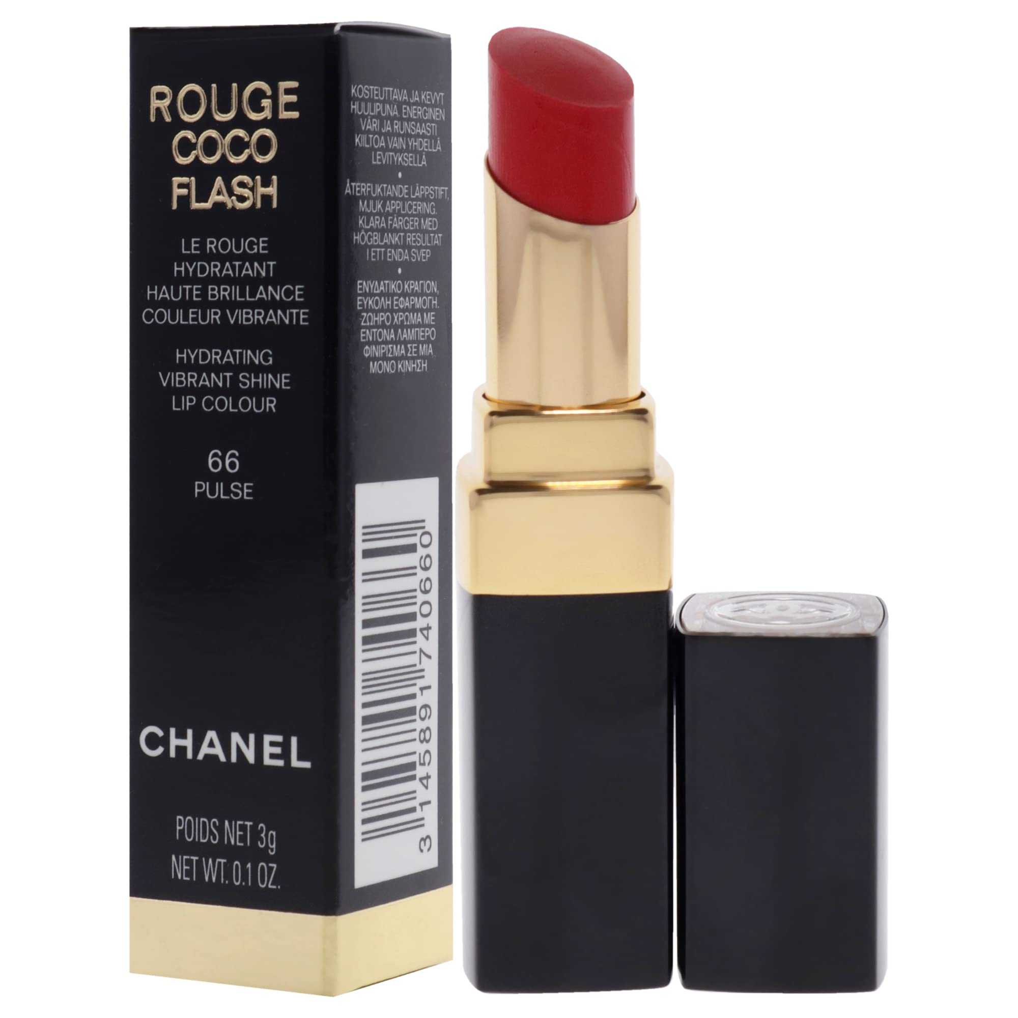 Foto 5 pulgar | Lápiz Labial Chanel Rouge Coco Flash 66 Pulse Para Mujer, 3 Ml - Venta Internacional.