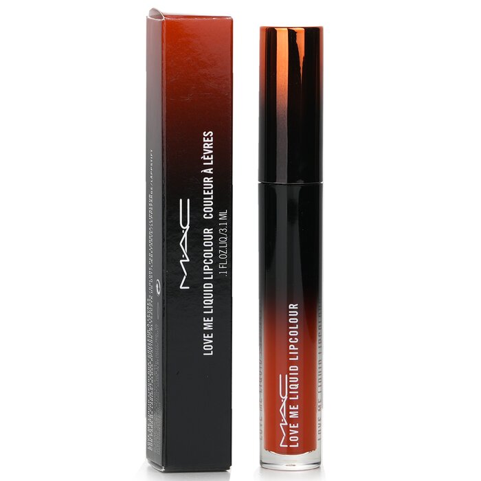Foto 3 pulgar | Lipcolour Mac Love Me #487 My Lips Are Insured Naranja Quemado - Venta Internacional.