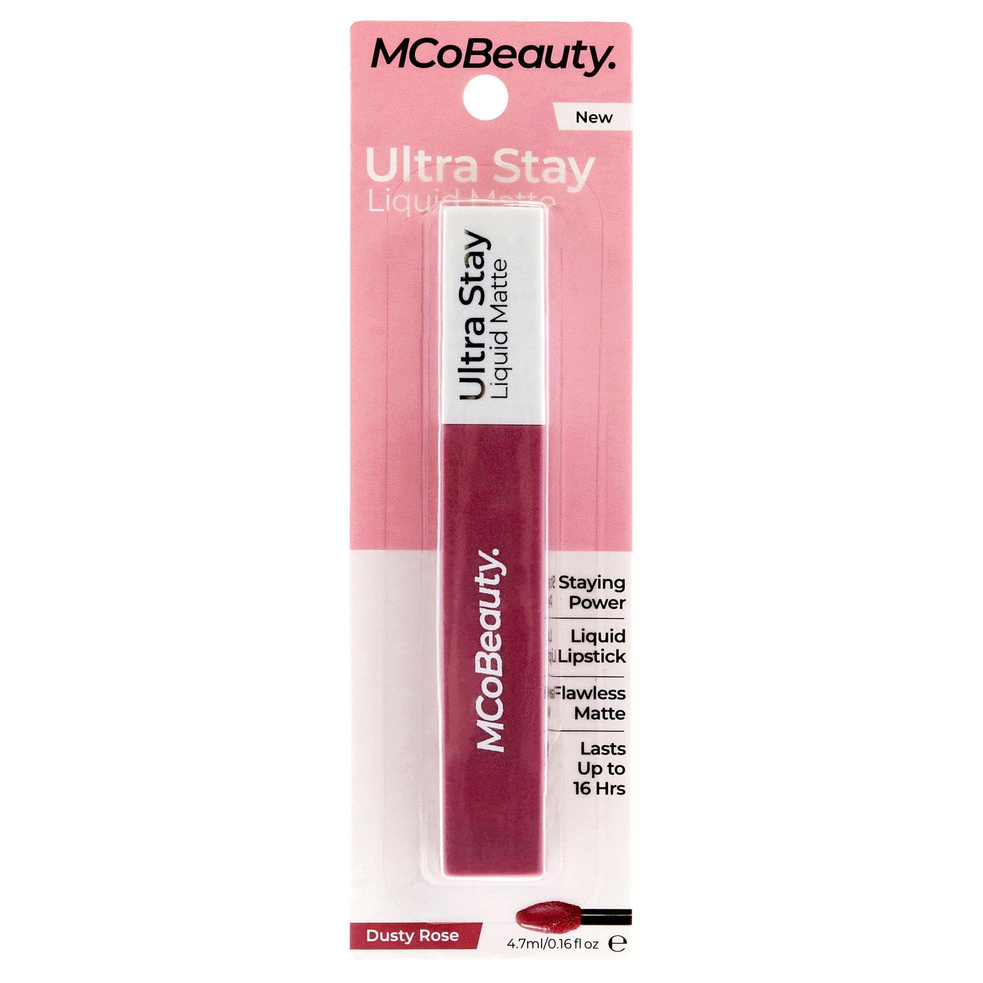 Lápiz Labial Líquido Mate Mcobeauty Ultra Stay Dusty Rose 5 Ml - Venta Internacional.