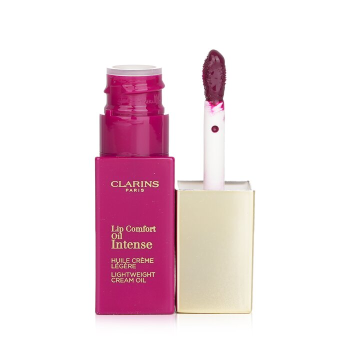 Aceite Lip Comfort Intense Clarins #02 Intense Plum - Venta Internacional.