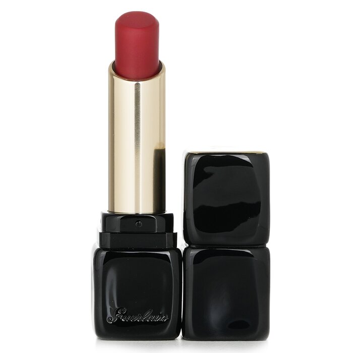 Lápiz Labial Guerlain Kisskiss Tender Matte #999 Eternal Red - Venta Internacional.
