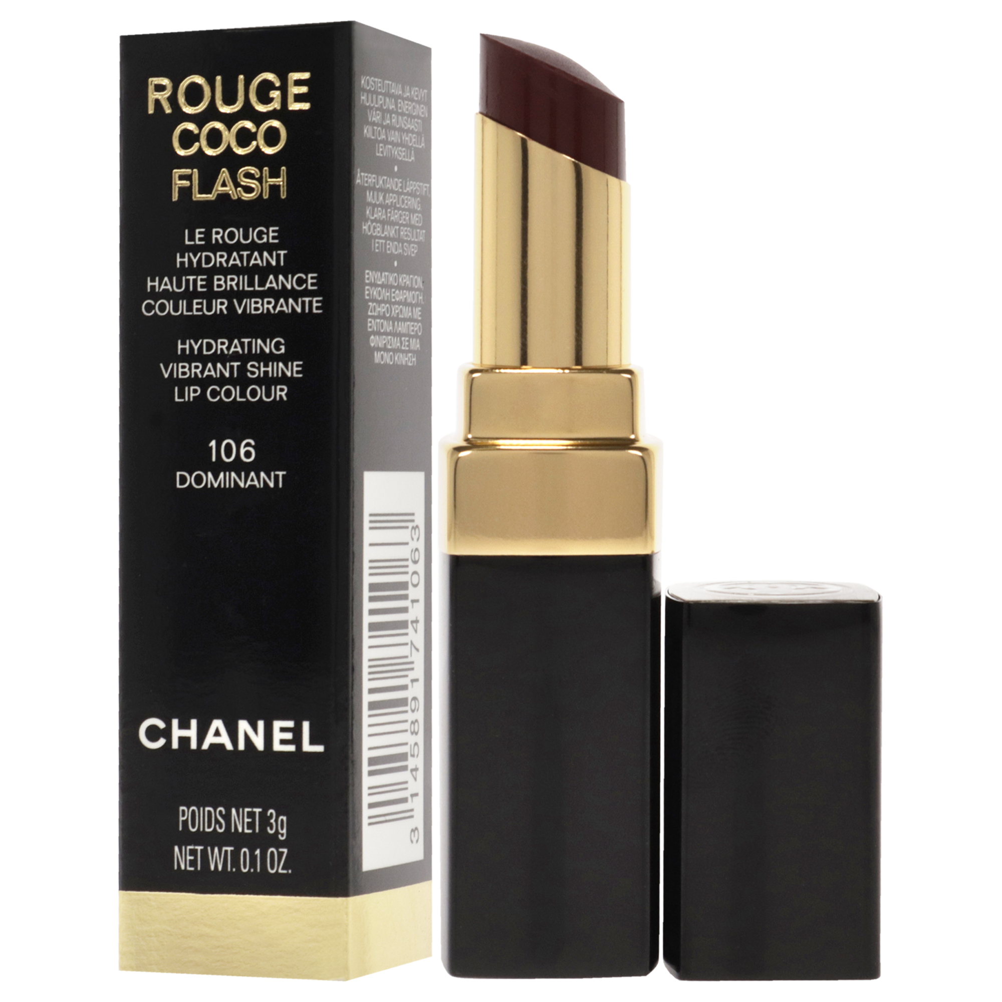 Foto 5 pulgar | Lápiz Labial Chanel Rouge Coco Flash 106 Dominant Para Mujer - Venta Internacional.