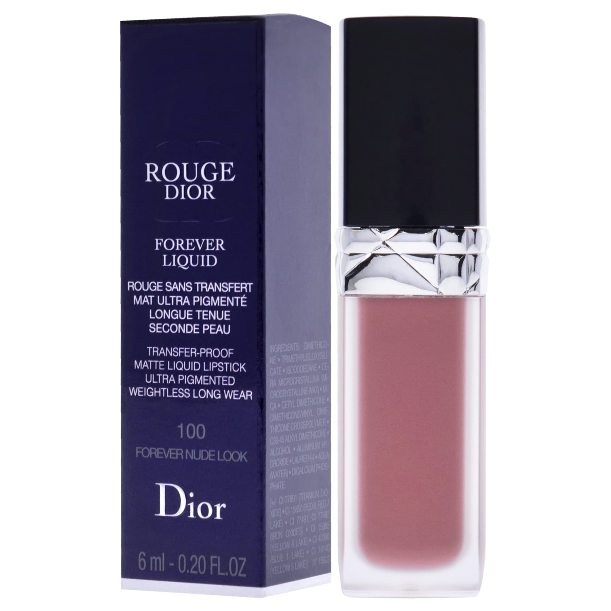 Foto 5 | Lápiz Labial Dior Rouge Dior Forever Liquid Matte 100 Forever Nude - Venta Internacional.