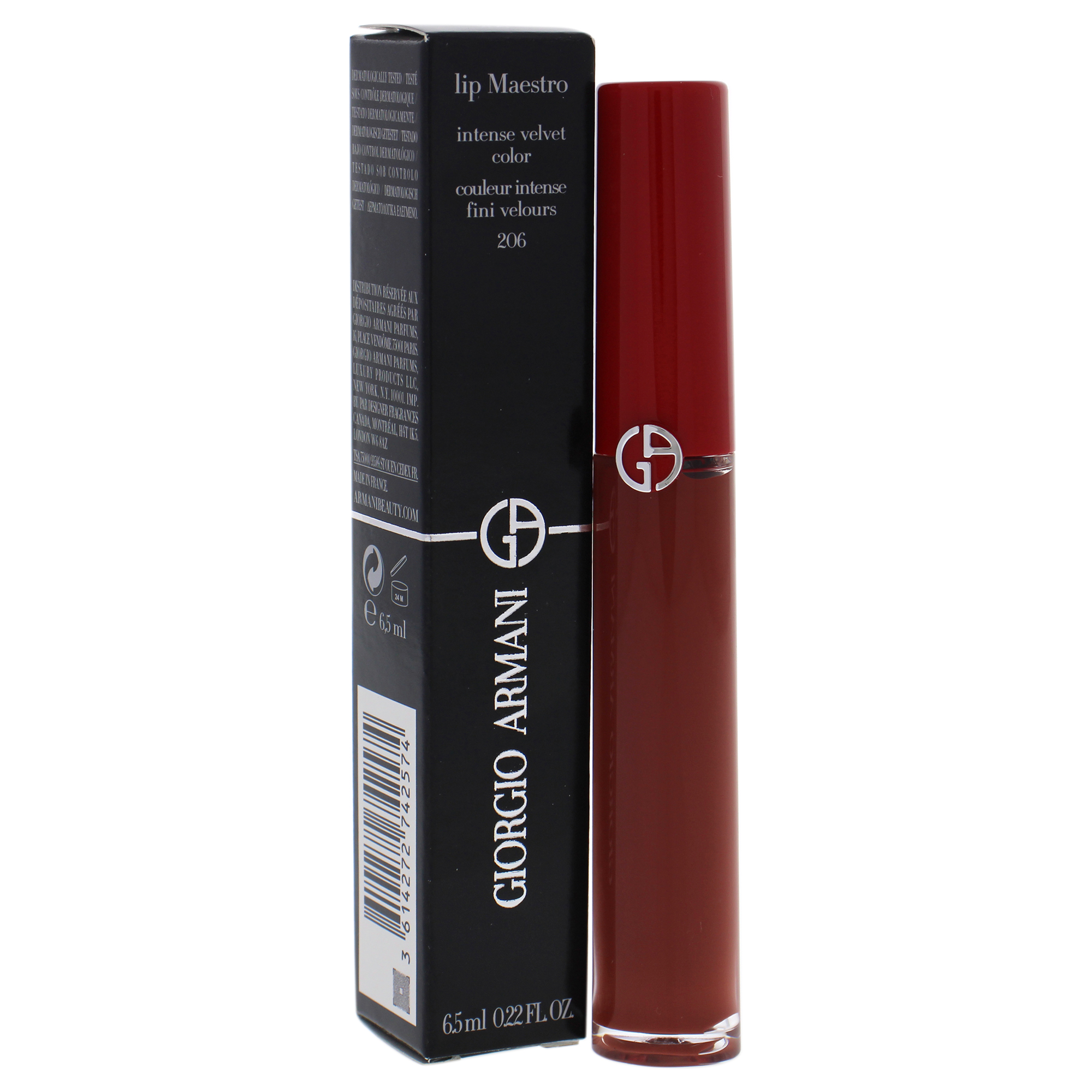 Foto 4 pulgar | Barra De Labios Giorgio Armani Lip Maestro 206 Cedro - Venta Internacional.