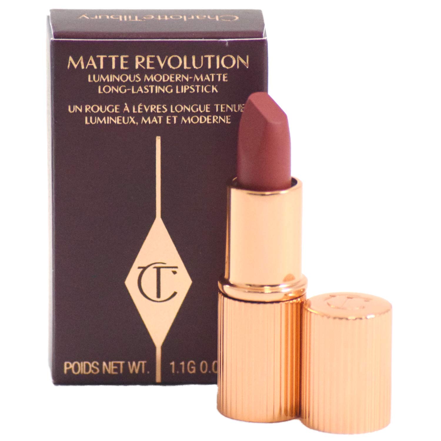 Lápiz Labial Charlotte Tilbury Matte Revolution Charm Mini - Venta Internacional.