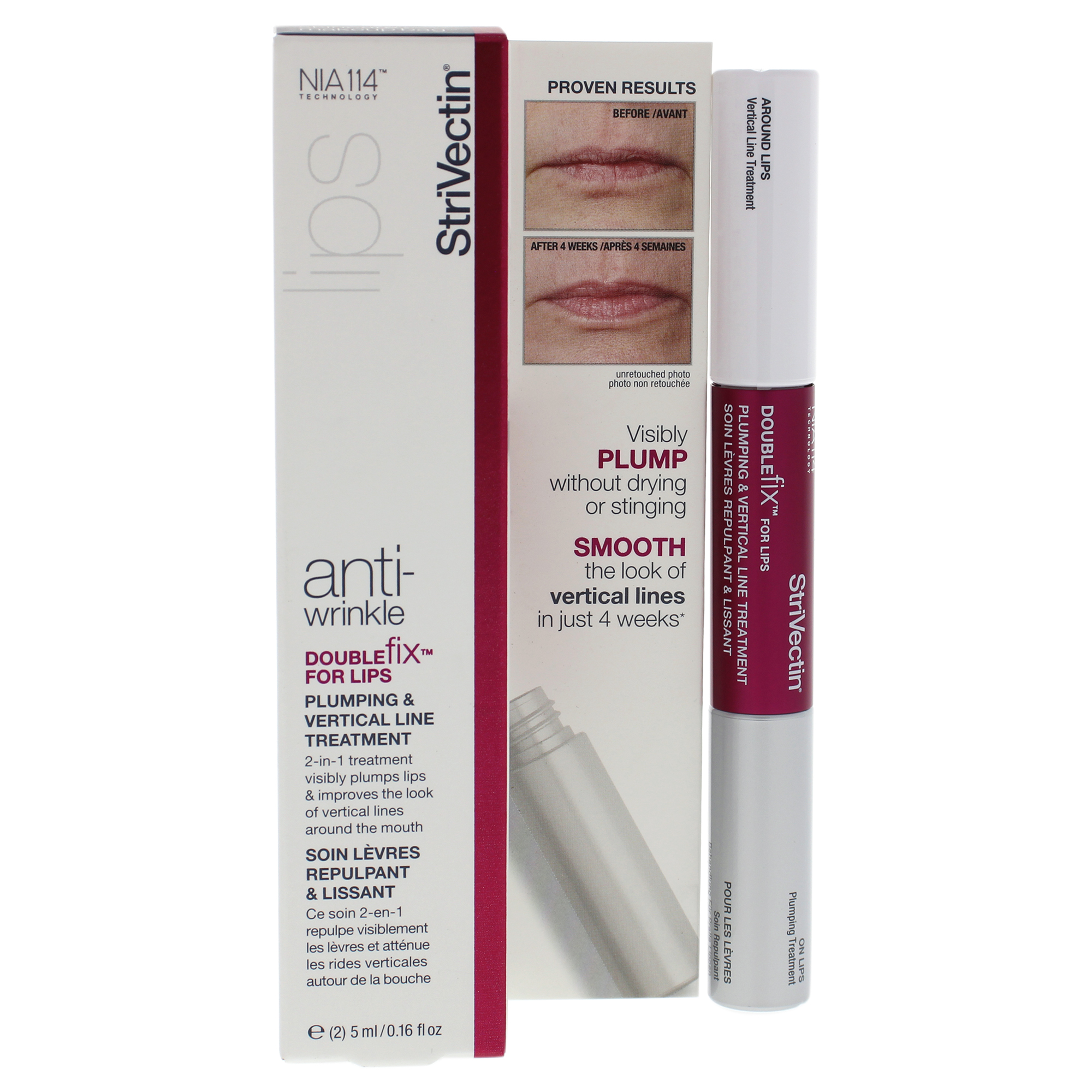 Tratamiento Labial Strivectin Doublefix Para Unisex, 4,7 Ml - Venta Internacional.